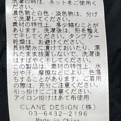 CLANE クラネ 17112-5292 24AW 黑色 VOLUME PUFF SHOULDER ALL IN ONE 连体衣 背带裤 连体衣