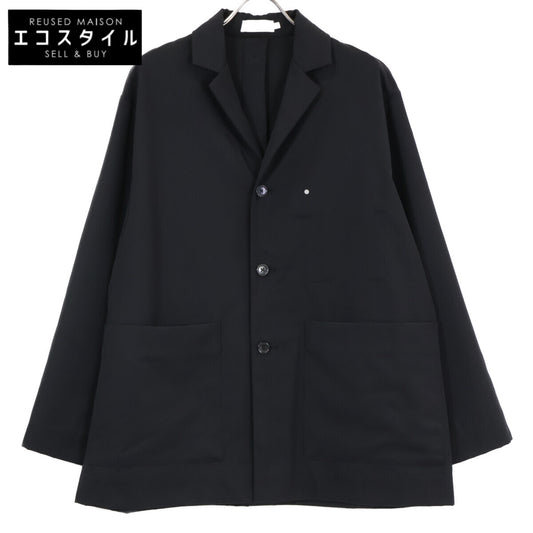 Wool x Cotton Back Open Tailored Jacket 1 Men's