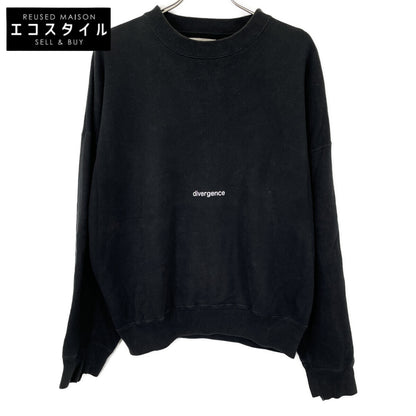 ST-040 BLACK OVERSIZED SWEAT PULLOVER SWEATSHIRT Top S Men's