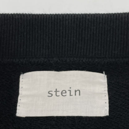 ST-040 BLACK OVERSIZED SWEAT PULLOVER SWEATSHIRT Top S Men's