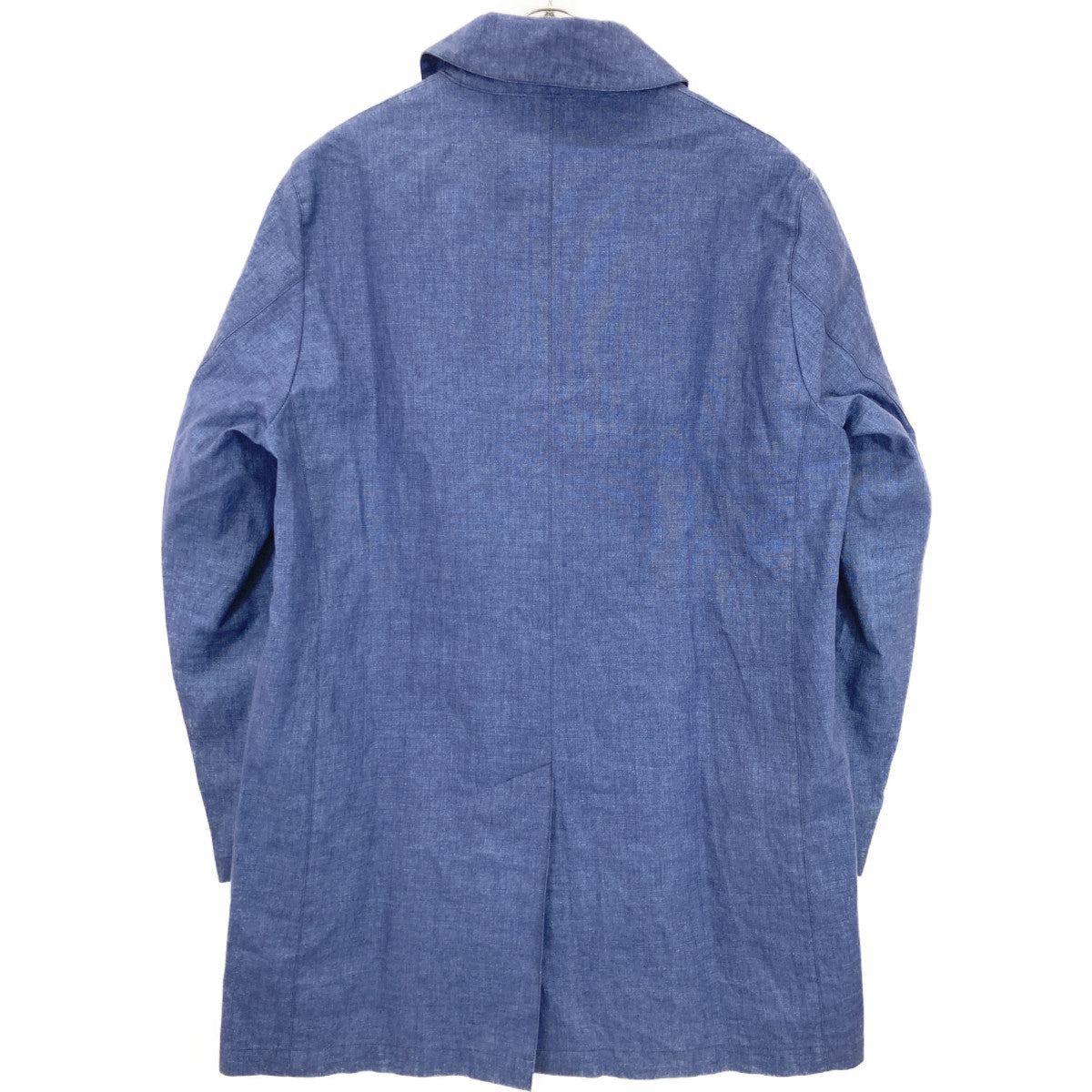E7/8H/8J Blue Denim Stand Collar Coat Coat 38 Ladies