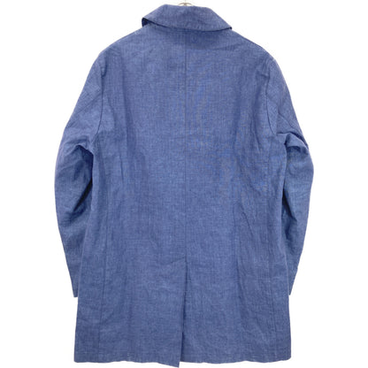 E7/8H/8J Blue Denim Stand Collar Coat Coat 38 Ladies
