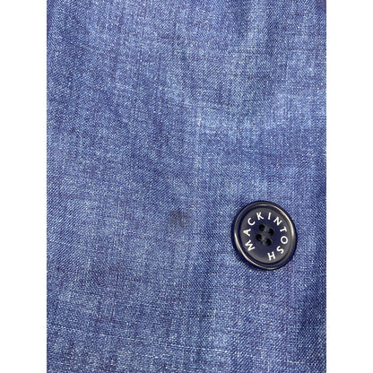 E7/8H/8J Blue Denim Stand Collar Coat Coat 38 Ladies