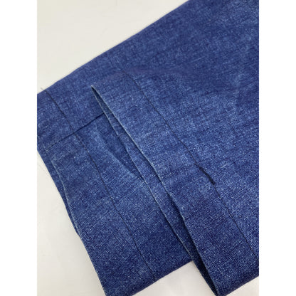 E7/8H/8J Blue Denim Stand Collar Coat Coat 38 Ladies