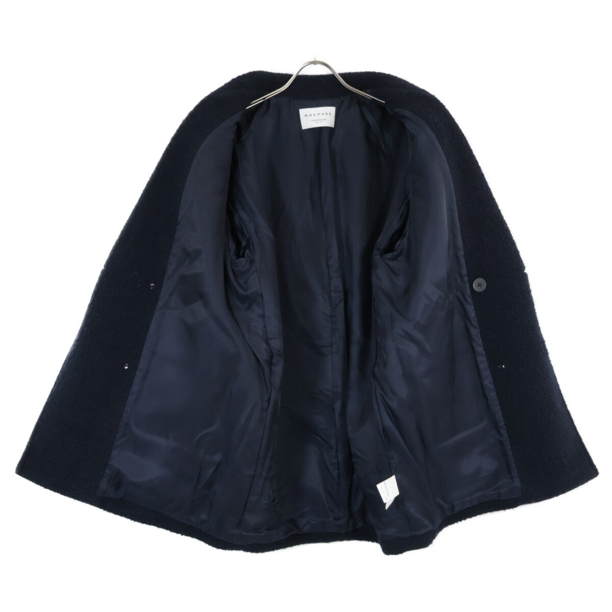 MACPHEE MACPHEE 美品 24年款 12-08-44-08431 圈圈绒粘合双排扣大衣 外套