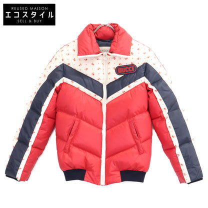 GUCCI グッチ 517555 18年 レッド フローラルダウンジャケット ジャケット