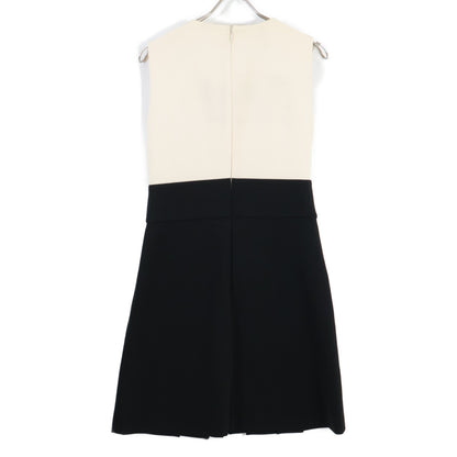 GUCCI 546486 Sleeveless Pleated Dress with Corsage [Domestic Regular Product]