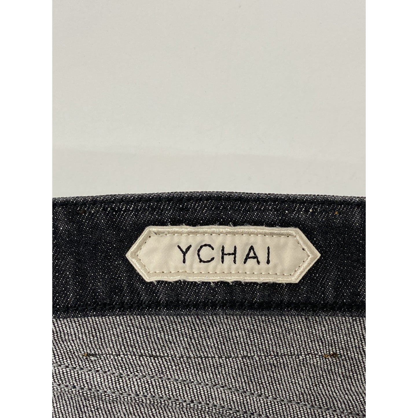 YPU001 PANATELA Dark Grey One-Wash Cotton Stretch Denim Pants Bottoms 33 Men's