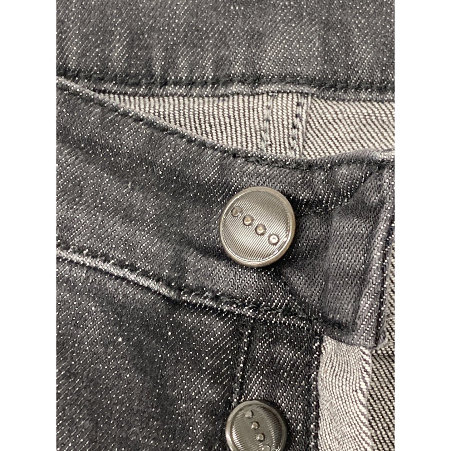 YPU001 PANATELA Dark Grey One-Wash Cotton Stretch Denim Pants Bottoms 33 Men's
