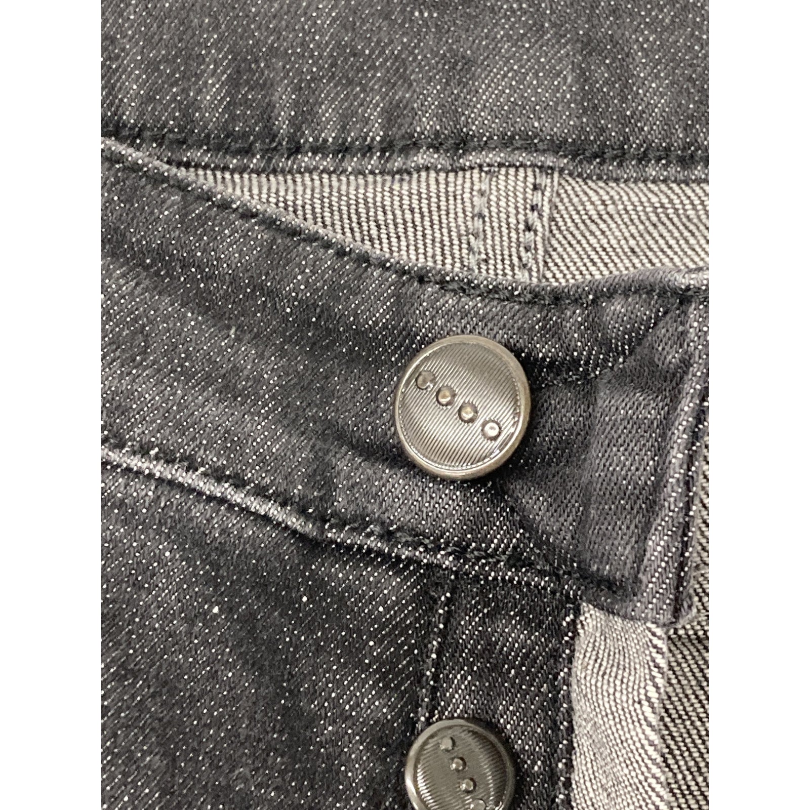 YPU001 PANATELA Dark Grey One-Wash Cotton Stretch Denim Pants Bottoms 33 Men's