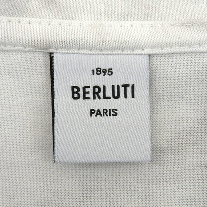 berluti 伯尔鲁帝 油漆工艺 棉质短袖圆领T恤 男士上衣 白色 M R17JRS46JAEB 上衣