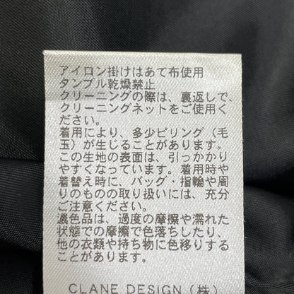 CLANE クラネ 黑色混色粗花呢泡泡袖夹克/混合粗花呢泡泡袖夹克 夹克 2