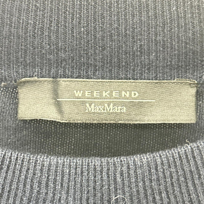 Max MaraWEEKEND マックスマーラウィークエンド 532601836750 ネイビー シルク×ウール モックネックニットワンピース ワンピース