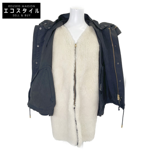 17FW-RECT-156L BLACK M65 SHORT MODS COAT WITH LINER Mods Coat 38 Women's