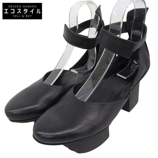 trippen Balance Ankle Strap Leather Shoes for Women Black 39