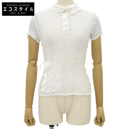 MeISSEYMIYAKE Mee ISSEY MIYAKE Excellent Condition Washer Processed Blouse Top Women's White MI55FM129 Tops