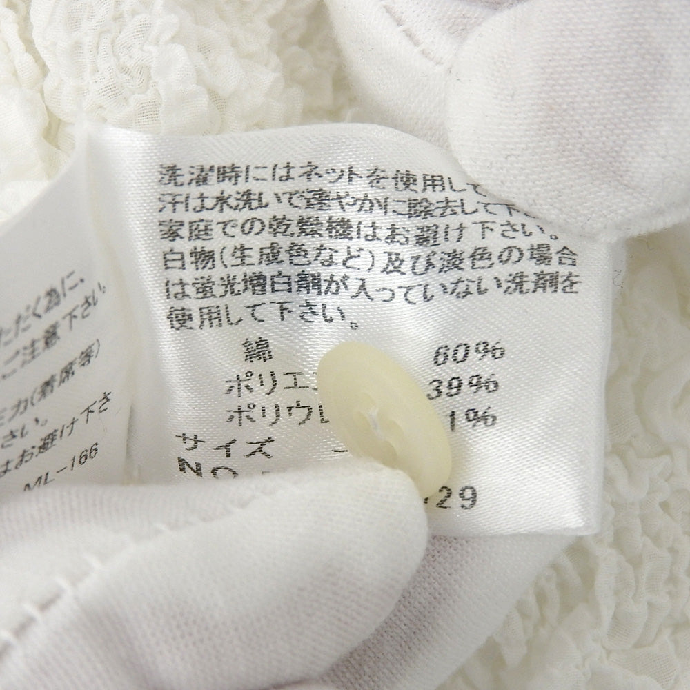 MeISSEYMIYAKE Mee ISSEY MIYAKE Excellent Condition Washer Processed Blouse Top Women's White MI55FM129 Tops
