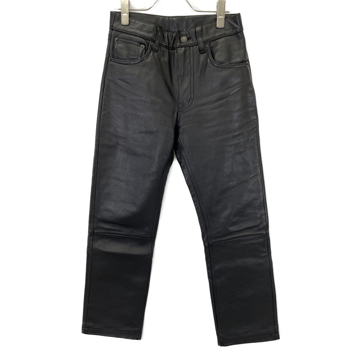 LEVI'S リーバイス 1999 Black Leather Biker Pants Bottoms