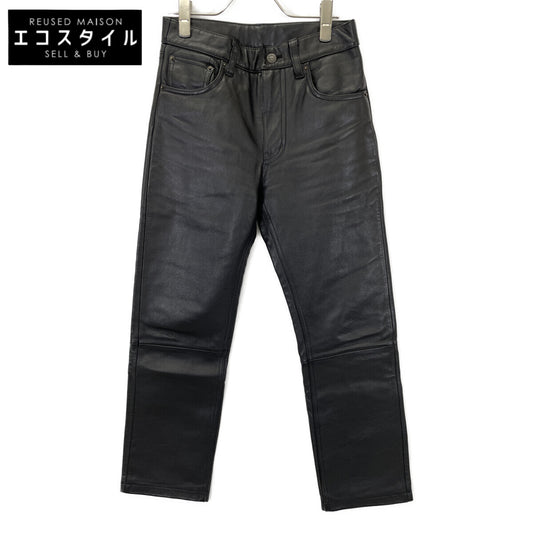 LEVI'S リーバイス 99年製 ブラック レザー バイカーパンツ ボトムス