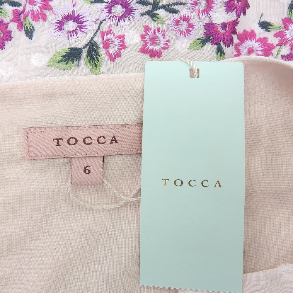 TOCCA TOCCA Like-New LIVERLEAF Dress Women's Light Beige x Pink 6 Dress