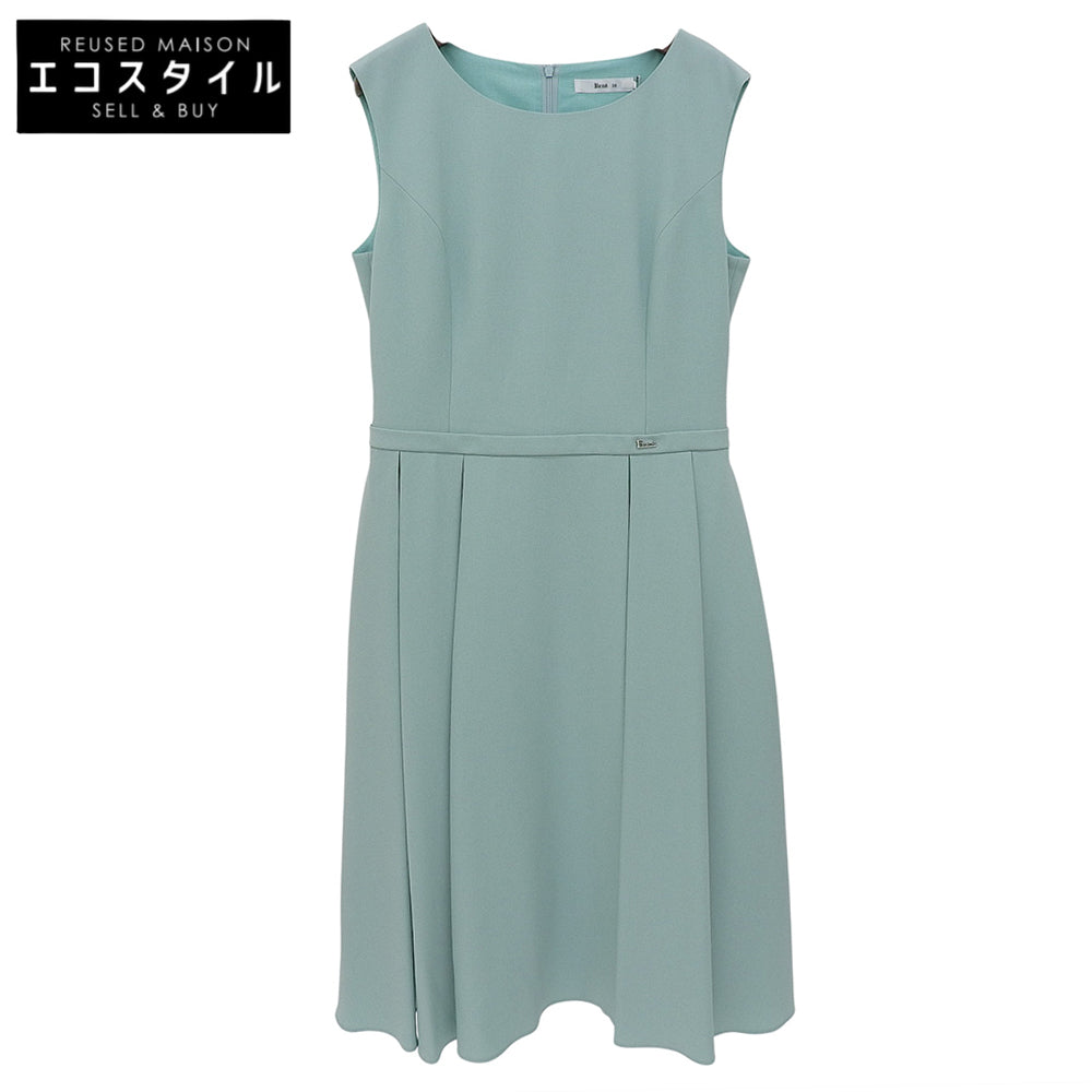 Rene Sleeveless Flared Dress Women's Light Blue 38 (Like New)