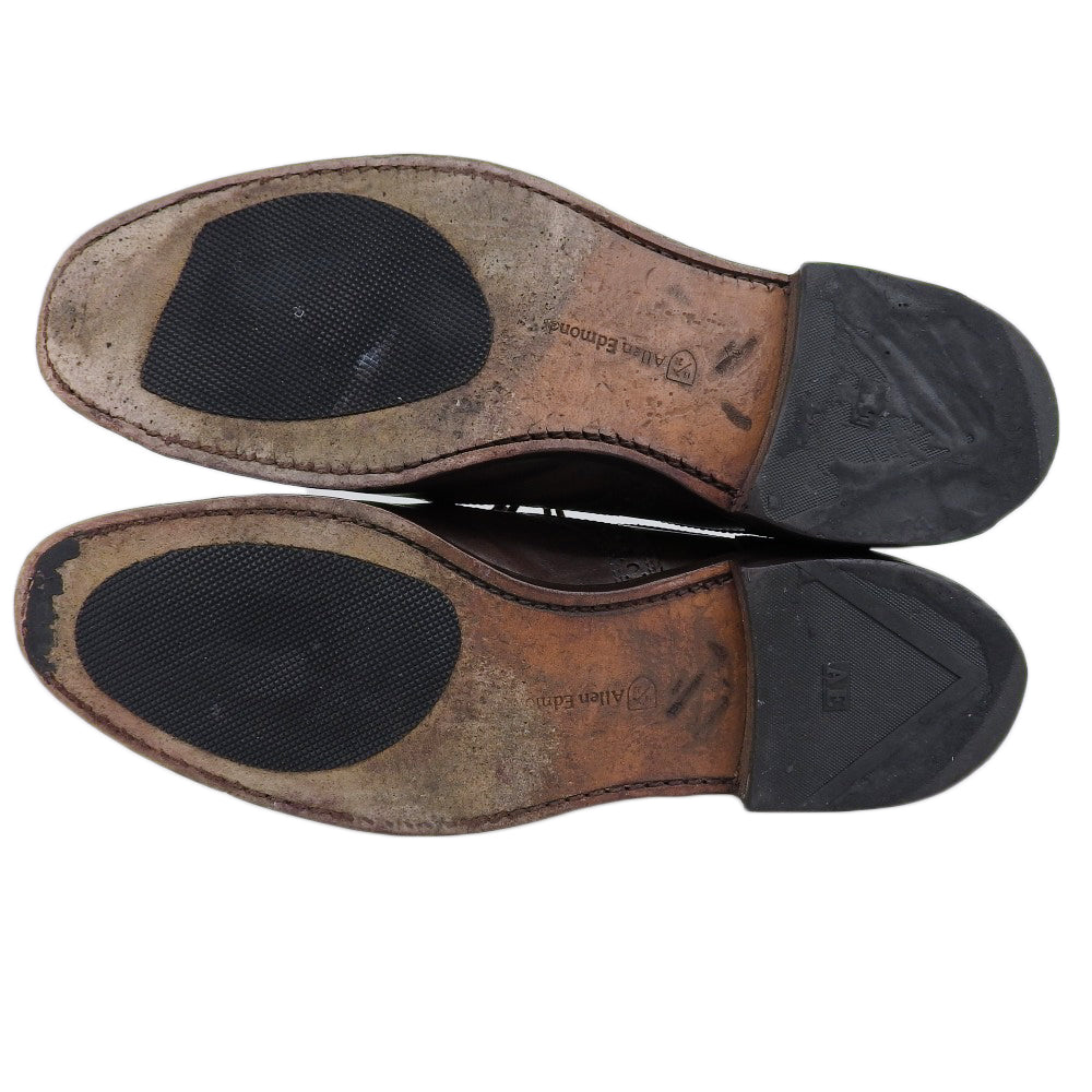 Strand Burnished Calf Semi-Brogue Shoes Men's Brown 10D 6105 Shoes 10D Men's