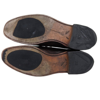 Strand Burnished Calf Semi-Brogue Shoes Men's Brown 10D 6105 Shoes 10D Men's