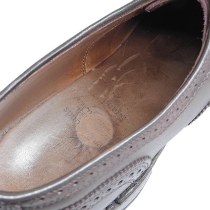 Strand Burnished Calf Semi-Brogue Shoes Men's Brown 10D 6105 Shoes 10D Men's