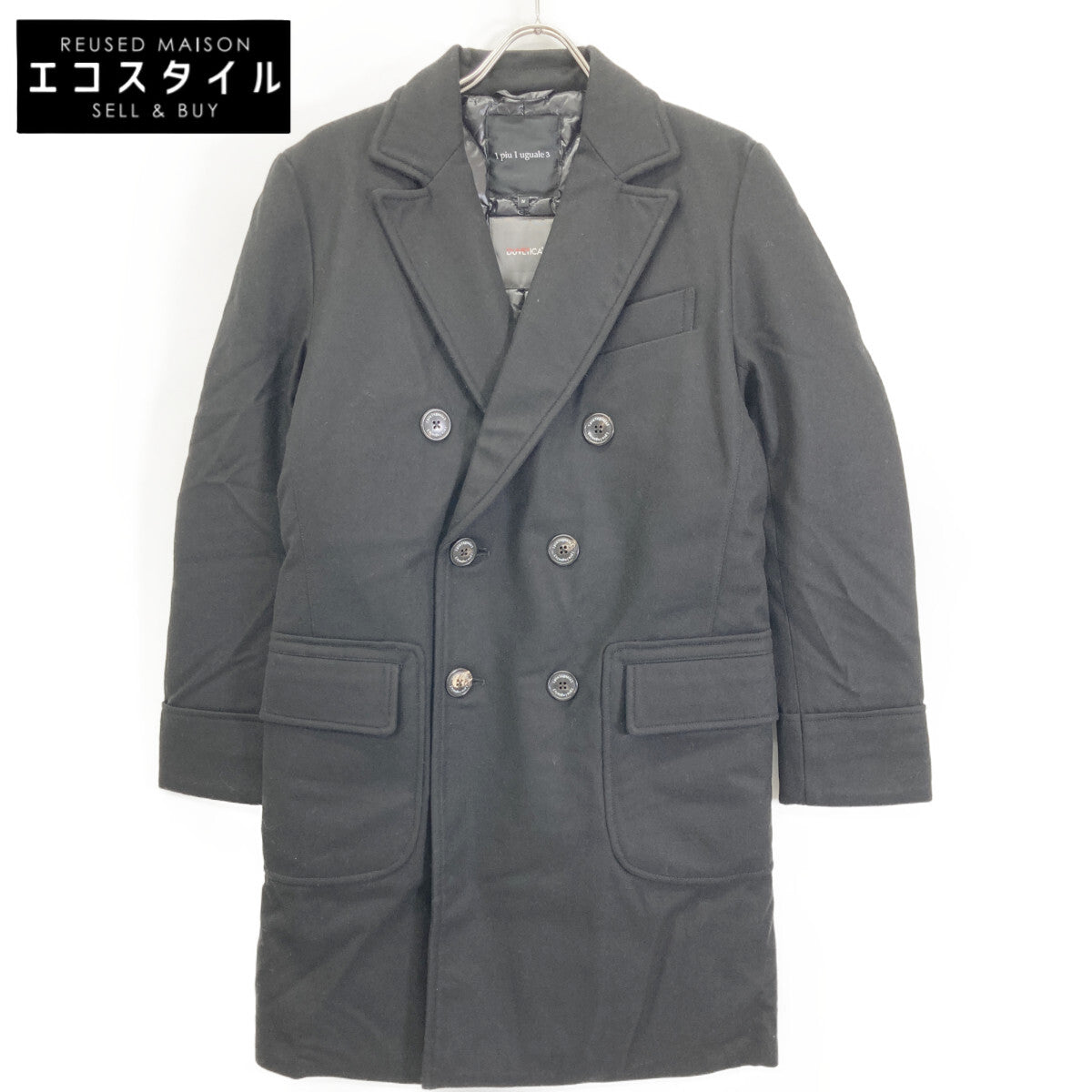 [×DUVETICA] MRC040 Black Storm System® Material CHESTER COAT Chester Coat Coat IV Men's