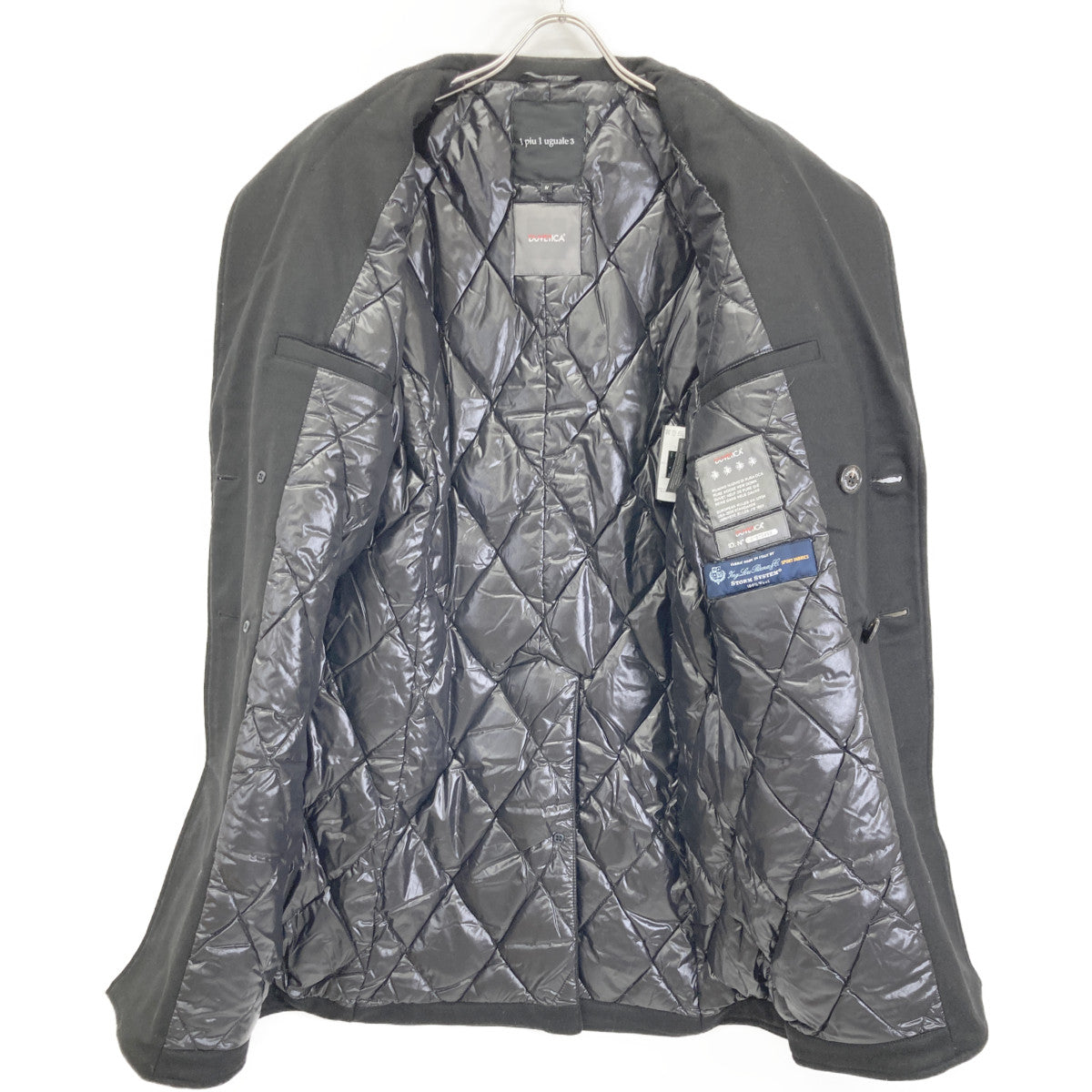 [×DUVETICA] MRC040 Black Storm System® Material CHESTER COAT Chester Coat Coat IV Men's