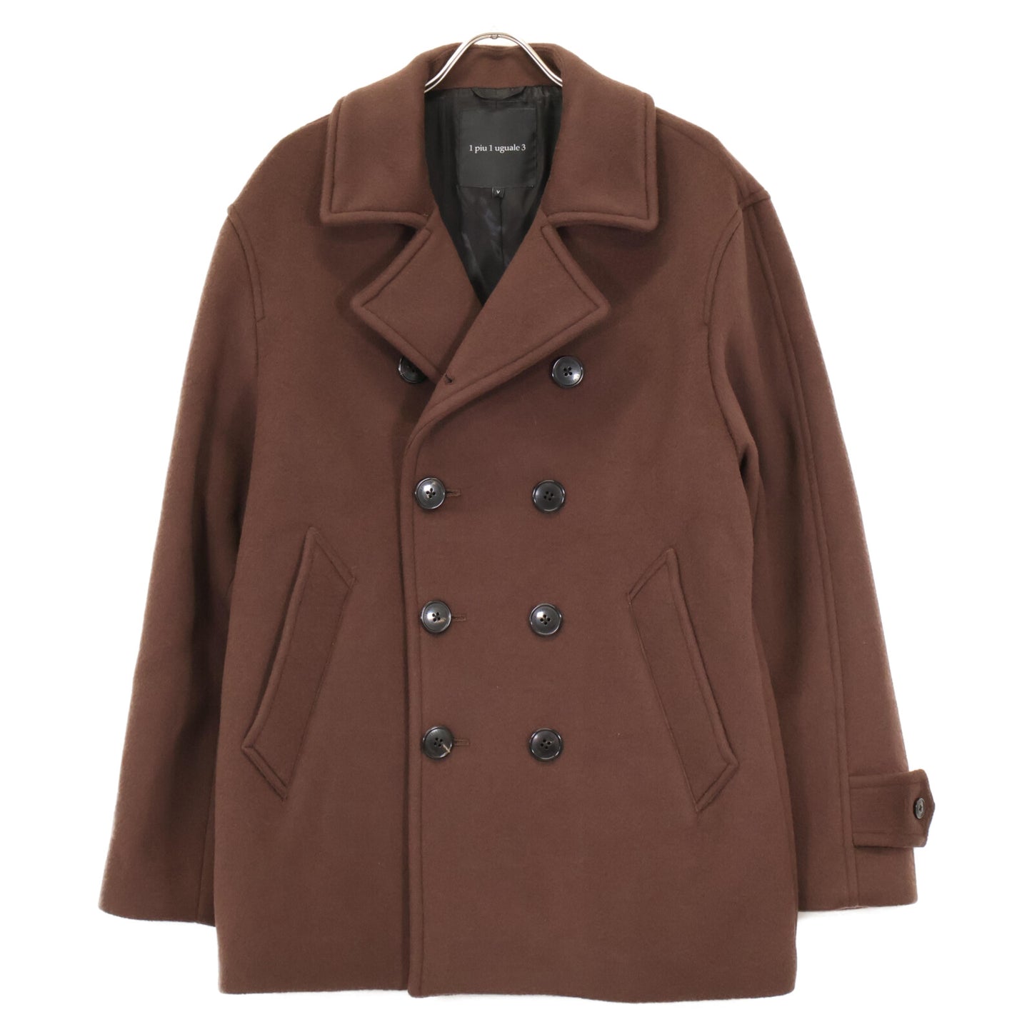 MRC149 Brown P Coat Pea coat Coat V Men's