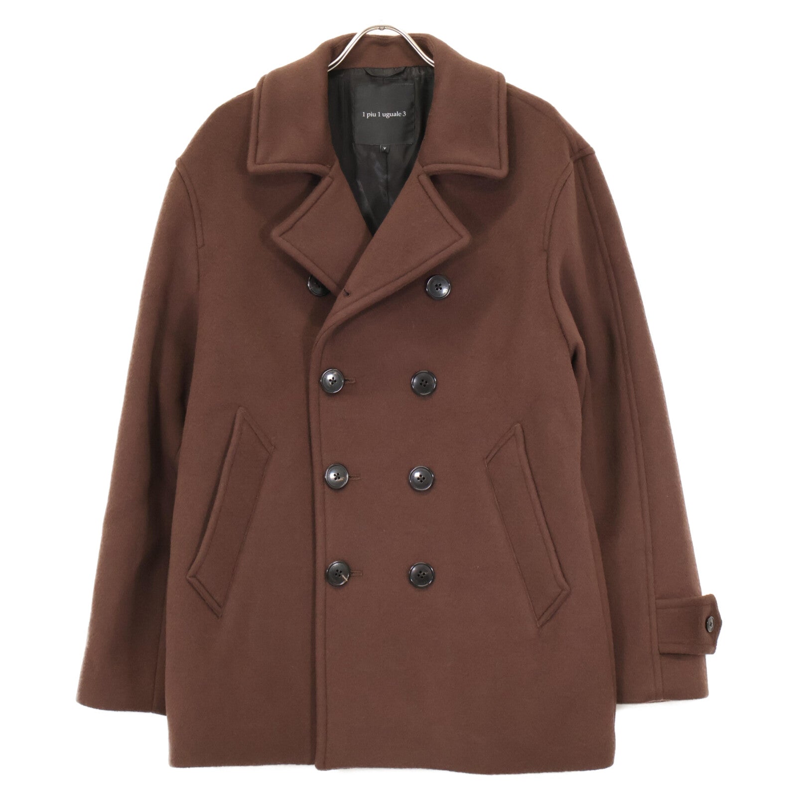 MRC149 Brown P Coat Pea coat Coat V Men's