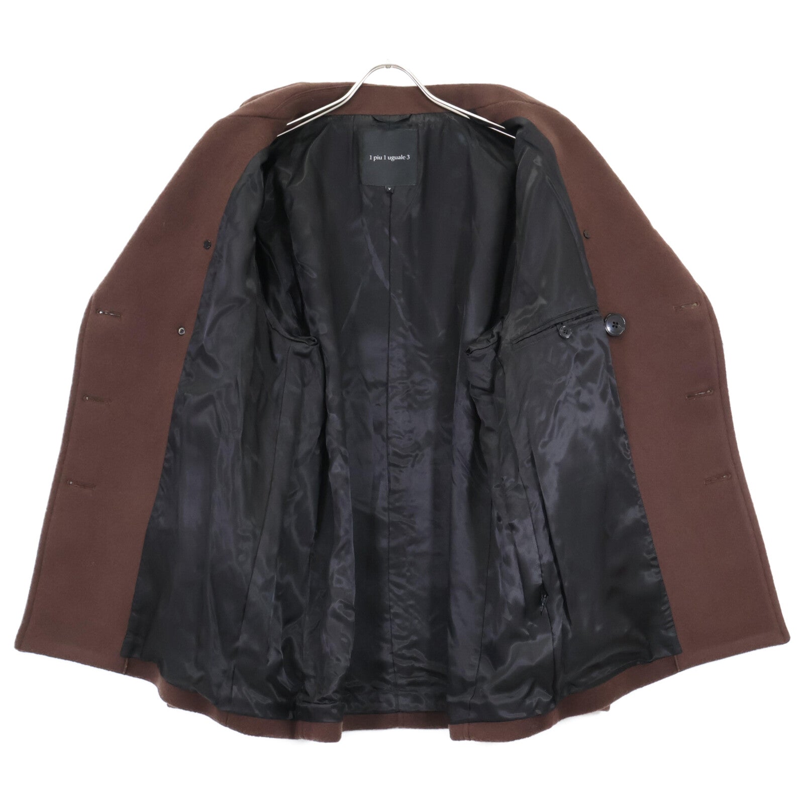 MRC149 Brown P Coat Pea coat Coat V Men's