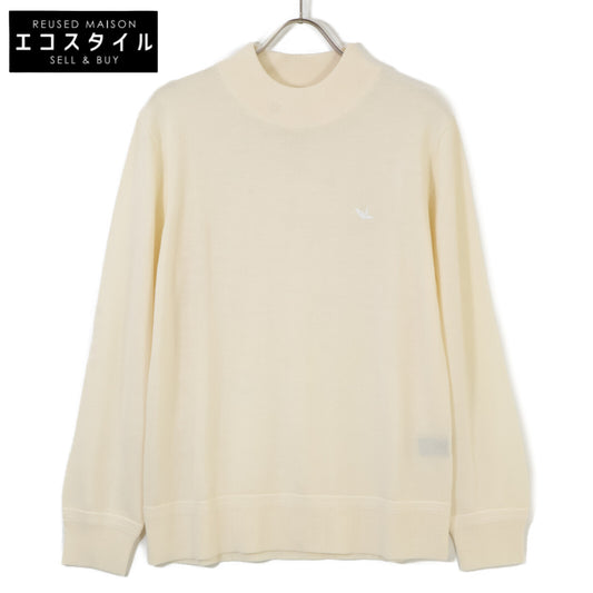 [Excellent Condition] MRK279 MOCK NECK KNIT Logo Embroidery Mock Neck Knit Sweater / Top IV Men's