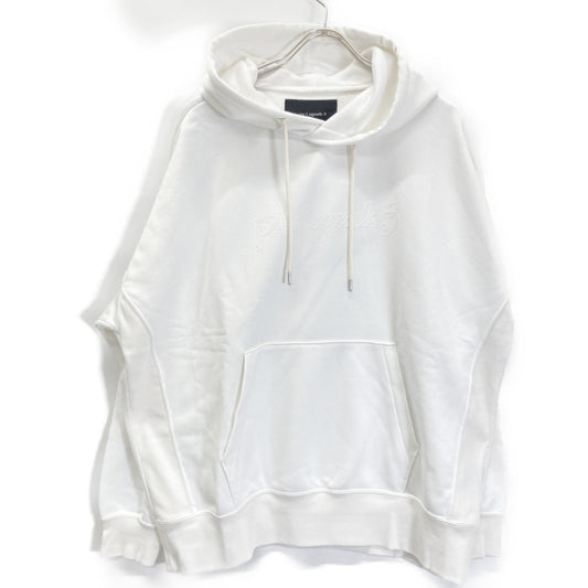 1piu1uguale3 ウノピゥウノウグァーレトレ MRB566 ﾎﾜｲﾄ BACK LEAF PULLOVER PARKA ﾊﾞｯｸﾘｰﾌﾌﾟﾙｵｰﾊﾞｰﾊﾟｰｶ トップス 3