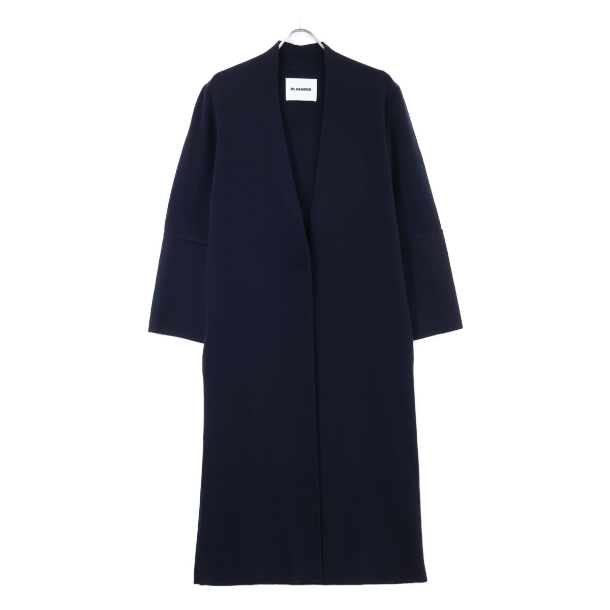 JIL SANDER JSPP754052 100% Cashmere Collarless Coat