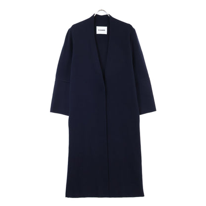 JIL SANDER JSPP754052 100% Cashmere Collarless Coat