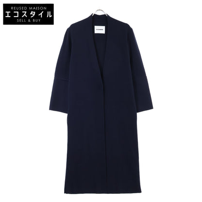 JILSANDER ジルサンダー JSPP754052 カシミヤ100％ ノーカラーコート コート