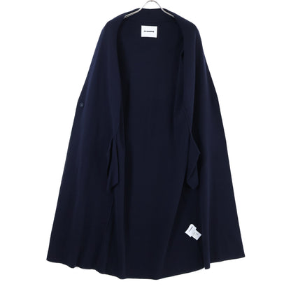 JILSANDER ジルサンダー JSPP754052 カシミヤ100％ ノーカラーコート コート