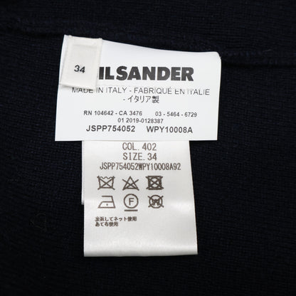 JILSANDER ジルサンダー JSPP754052 カシミヤ100％ ノーカラーコート コート