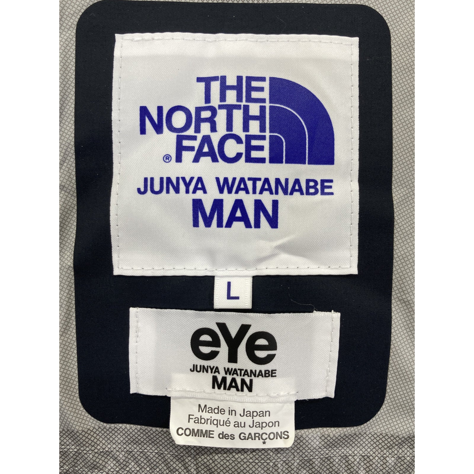 eYe JUNYA WATANABE MAN × THE NORTH FACE Black Nylon Taffeta Laminated Jacket