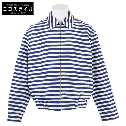 【新品同/国内正規/25年款】837918 ZATAS ZIPPED JACKET IN COTTON JACQUARD WITH GG PRINT GG提花边饰拉链夹克/外套 46 男士