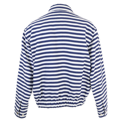 【新品同/国内正規/25年款】837918 ZATAS ZIPPED JACKET IN COTTON JACQUARD WITH GG PRINT GG提花边饰拉链夹克/外套 46 男士
