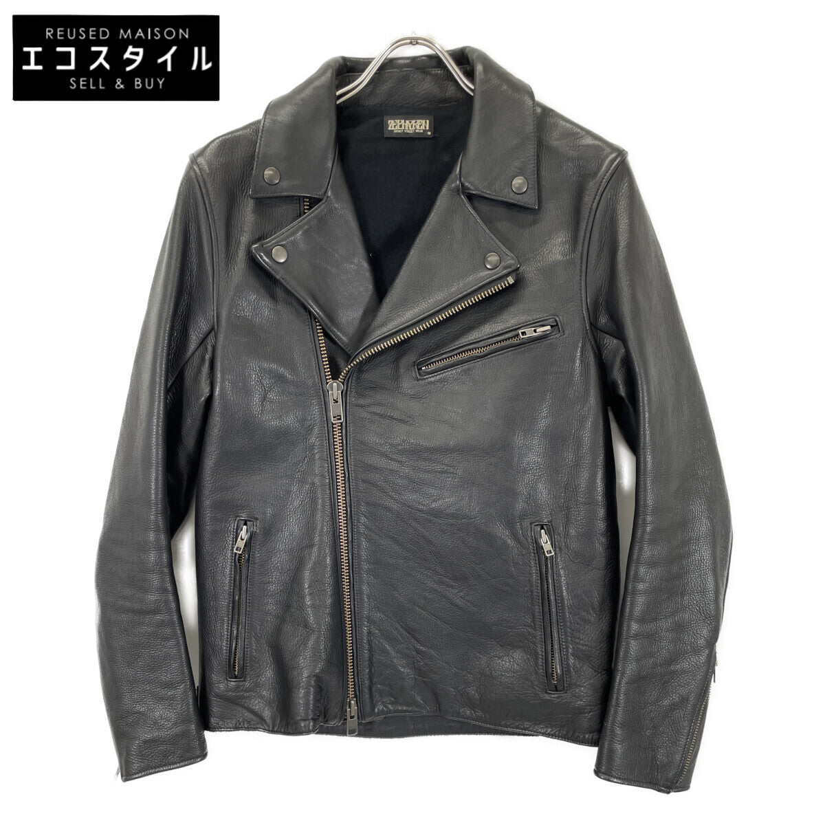 Leather Double Rider's Jacket M Men's