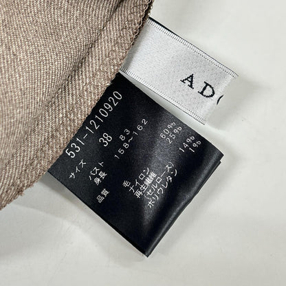 ADORE アドーア 531-1210920 ベージュ サキソニーストレッチブラウス トップス