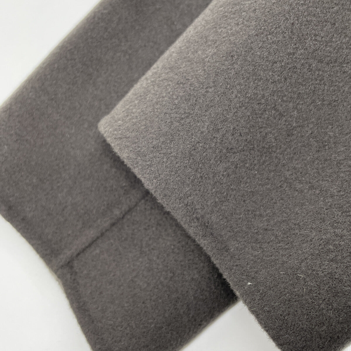 ADORE Adore 531-0252904 Charcoal 100% Wool Sailor Collar Reversible Long Coat Coat