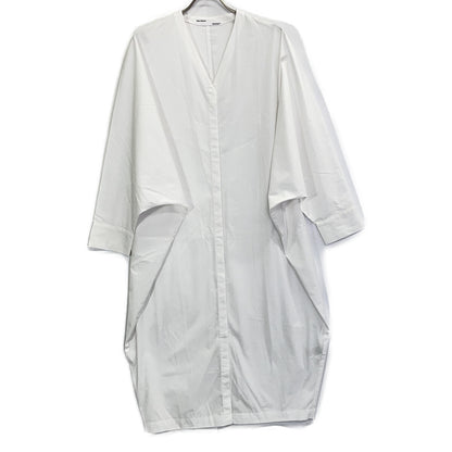 22-040-560-1070 White Cotton x Ester Long Sleeve Shirt Dress Dress