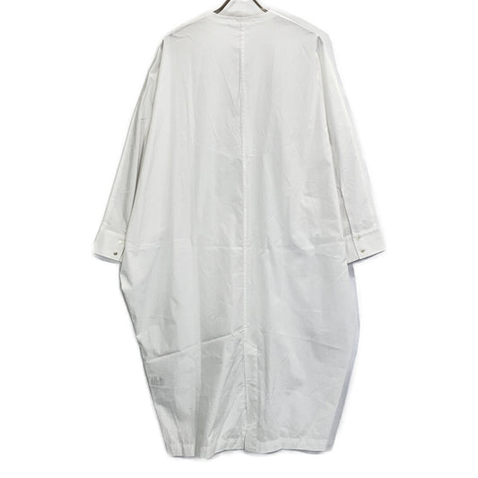 22-040-560-1070 White Cotton x Ester Long Sleeve Shirt Dress Dress