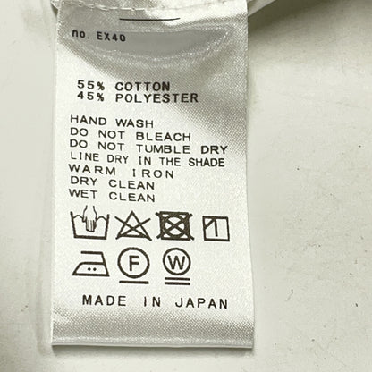 22-040-560-1070 White Cotton x Ester Long Sleeve Shirt Dress Dress