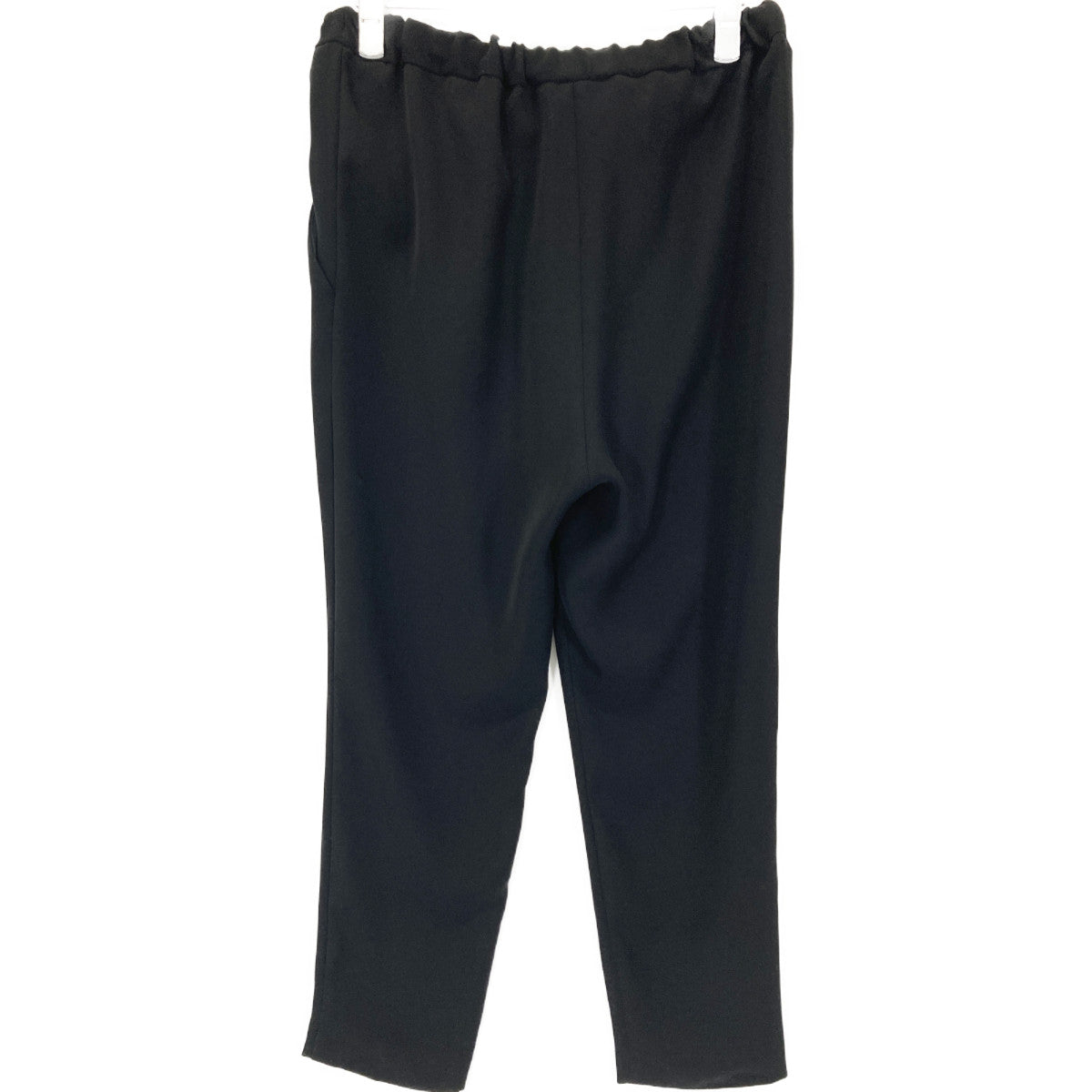 20-030-520-0000 Black Polyester Drawstring Tapered Easy Pants Bottoms 38 Women's
